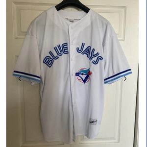 Vintage Embroidered Blue Jays Alomar Home Jersey